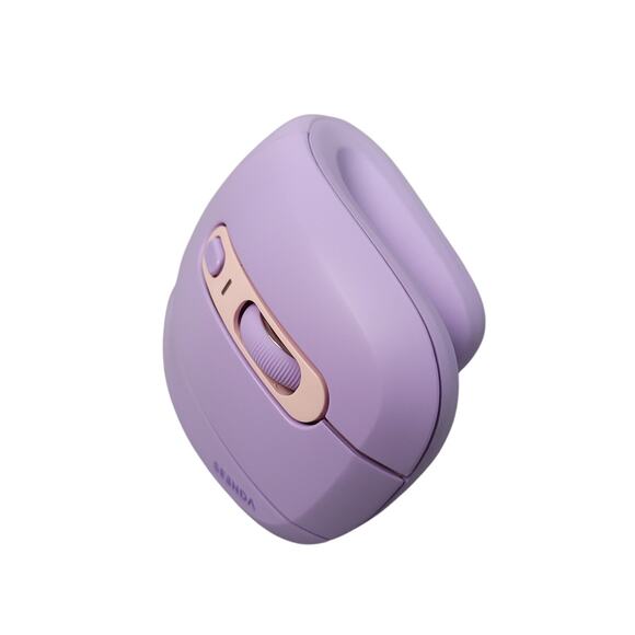 Seenda Ergonomic Wireless Dual-Mode Jiggler Mouse Adjustable DPI Pink MTS-201 - Picture 6 of 9